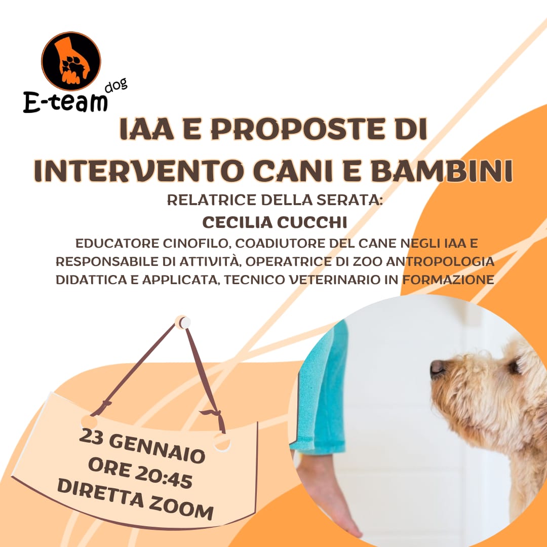 IAA e proposte di intervento cani e bambini